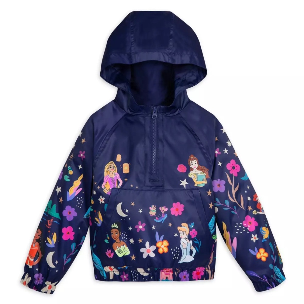Disney Princess Windbreaker Hoodie - Princess Week 2024 Collection - Size 5/6